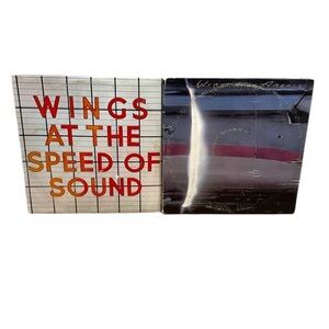 Bundle Two Wings Vinyl Records: Album Over America, Album At The Speed of Sound
